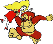 Donkey Kong and Lady