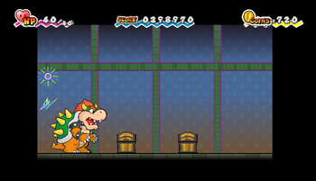 Sixth and seventh treasure chests in Flopside of Super Paper Mario.