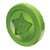 A Green Star Coin from Super Mario 3D World.
