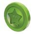 A Green Star Coin from Super Mario 3D World.