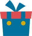 Mario-themed present box