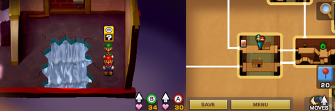 Block 32 in Hoohoo Mountain of Mario & Luigi: Superstar Saga + Bowser's Minions.