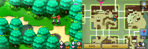 Location of the thirty-second beanhole in Beanbean Fields.