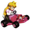 Artwork of Princess Peach from Mario Kart 64