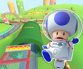 The course icon of the R/T variant with Toad (Astronaut)