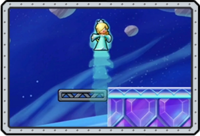 Mini Rosalina performing a Lunar Launch in Mini Mario & Friends: amiibo Challenge