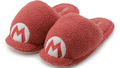 Slippers inspired by Mario's hat