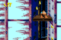 The Kongs ride up the elevator at the beginning of the level in the Game Boy Advance version of the level.