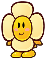 Sprite of an Amazy Dayzee from Paper Mario: The Thousand-Year Door (Nintendo Switch)