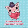 Valentine's Day E-card with Shmoopie from the Yo-kai Watch series