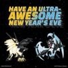 New Year's Day card featuring Dusk Mane and Dawn Wings Necrozma from Pokémon Ultra Sun and Pokémon Ultra Moon