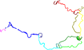 The full map compared to the routes used in VS Race, separated by color