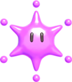 The purple Big Paint Star in Paper Mario: Color Splash