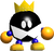 Model of King Bob-omb from Super Mario 64.