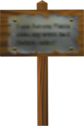 Sign - Super Mario Wiki, the Mario encyclopedia