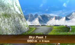 Sky Peak 1 overview from Mario Sports Superstars