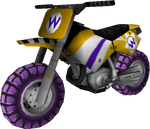 The model for Wario's Standard Bike L from Mario Kart Wii