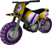 The model for Wario's Standard Bike L from Mario Kart Wii