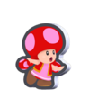 Fire Toadette Standee from Super Mario Bros. Wonder