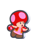 Fire Toadette Standee from Super Mario Bros. Wonder