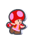 Fire Toadette Standee from Super Mario Bros. Wonder