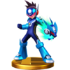 Star Force Mega Man trophy from Super Smash Bros. for Wii U