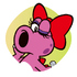 Sticker of Birdo from Mario Party Superstars