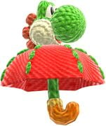 Umbrella Yoshi (World 1-2, World 6-2)