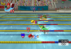 Aquatics - 4x100m Freestyle event in Mario & Sonic at the Olympic Games for Wii