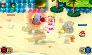 The level Battle Beach in Minion Quest: The Search for Bowser