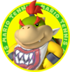 The icon artwork for Bowser Jr. from Mario Tennis Open