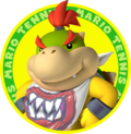 The icon artwork for Bowser Jr. from Mario Tennis Open
