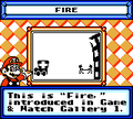 Mario presents the reversed Fire.