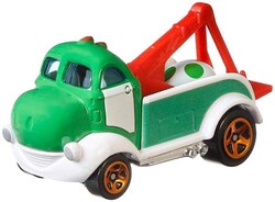 A toy car based on Yoshi, produced by Hot Wheels.