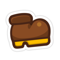 The Jump sticker from Paper Mario: Sticker Star