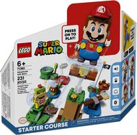 The packaging of the LEGO Super Mario Starter Course set.