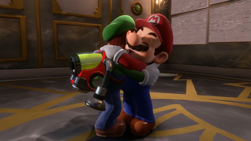 File:LM3 Luigi and Mario hug.jpg
