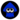 The emblem of the blue Inkling Boy from Mario Kart 8 Deluxe