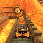 A Mii in the Pokey Suit performing a Jump Boost.
