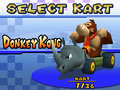 Donkey Kong on his Rambi Rider