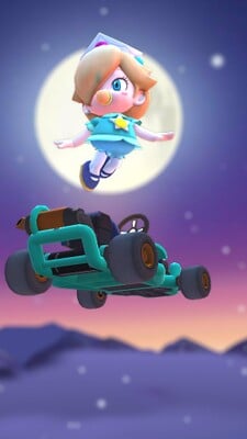 Merry Mountain or one of its variants: Baby Rosalina doing a Jump Boost