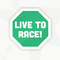 A sticker in Mario Kart World
