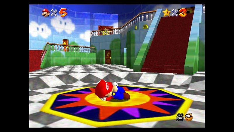 File:Mario sleeping in mushroom castle.jpg