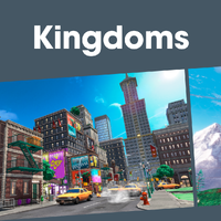 Cover image for the Kingdoms playlist for Super Mario Odyssey on Nintendo Music.