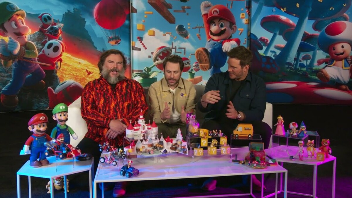 Nintendo The Super Mario Bros. Movie - Q&A with the Cast! Pt.6 JAKKS ...