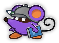Artwork of Ian Foomus from Paper Mario: The Thousand-Year Door (Nintendo Switch)