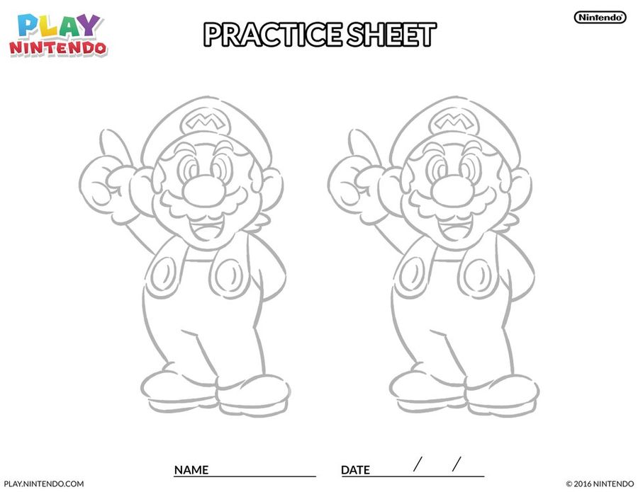 List of miscellaneous Play Nintendo printables - Super Mario Wiki, the ...
