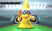 Big Yellow Magikoopa appearing in Road to Superstar mode of Mario Sports Superstars