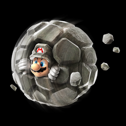 Artwork of Rock Mario from Super Mario Galaxy 2.