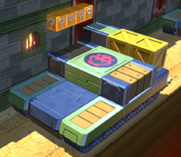 A tank from Super Mario 3D World + Bowser's Fury